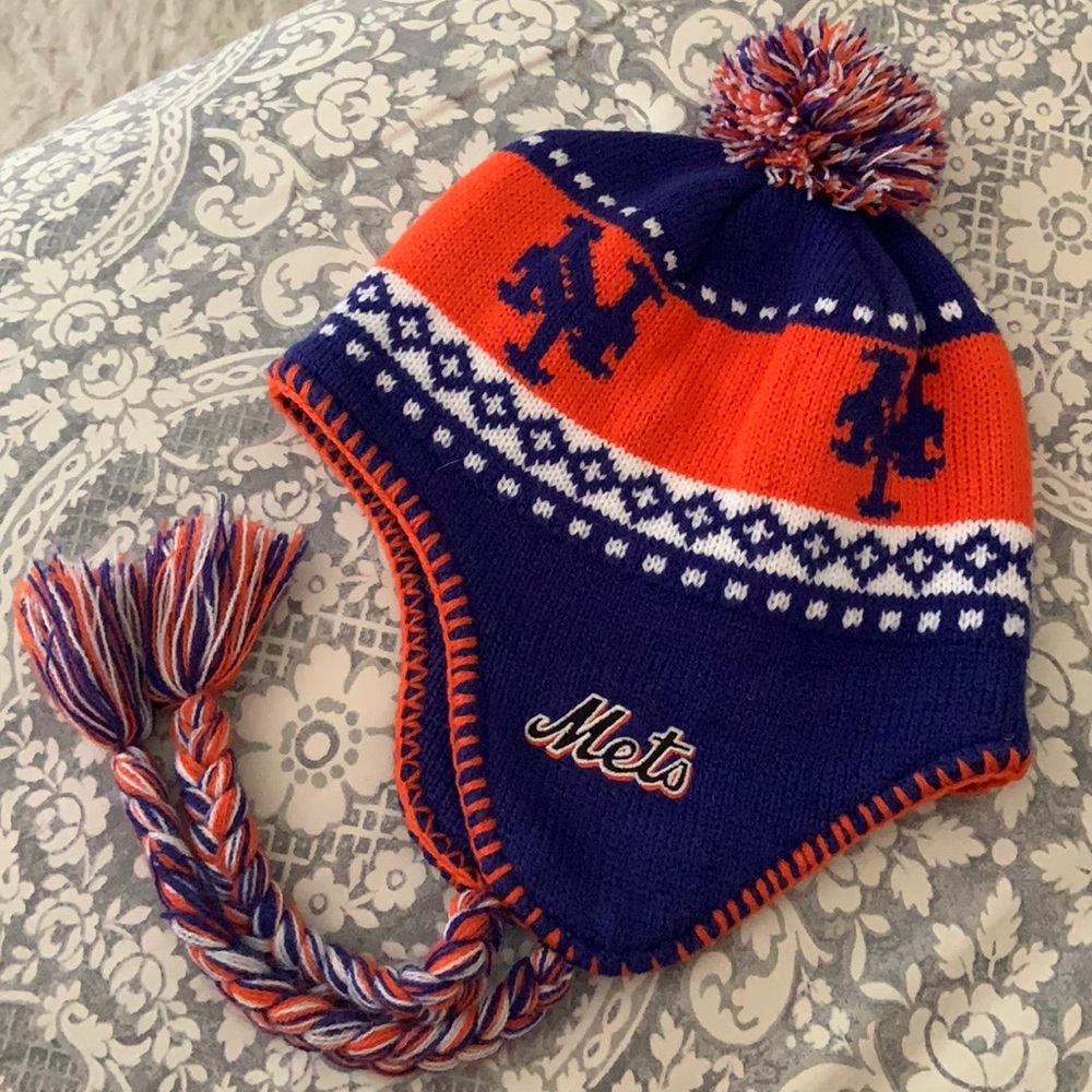 New York Mets Baseball Team ‘47 Brand Winter Hat - Picture 1 of 3